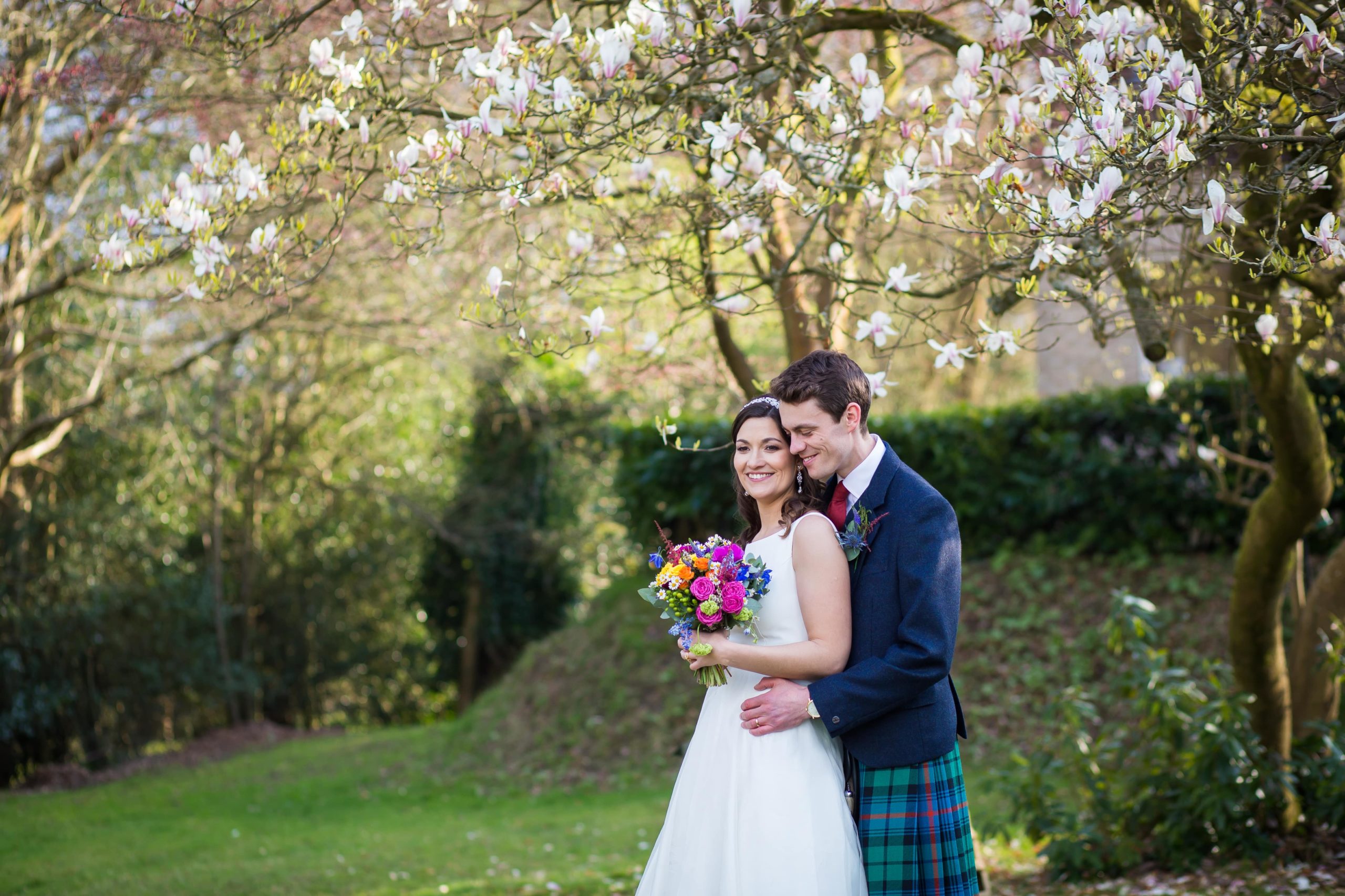 spring marquee wedding