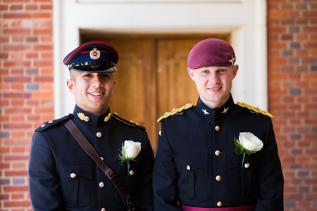 Royal Military Academy Sandhurst Wedding - groom