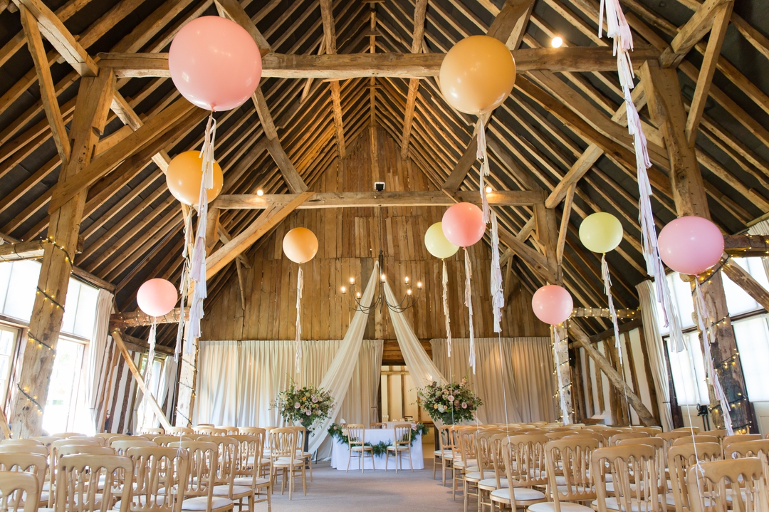 clock barn wedding - main barn for wedding ceremony