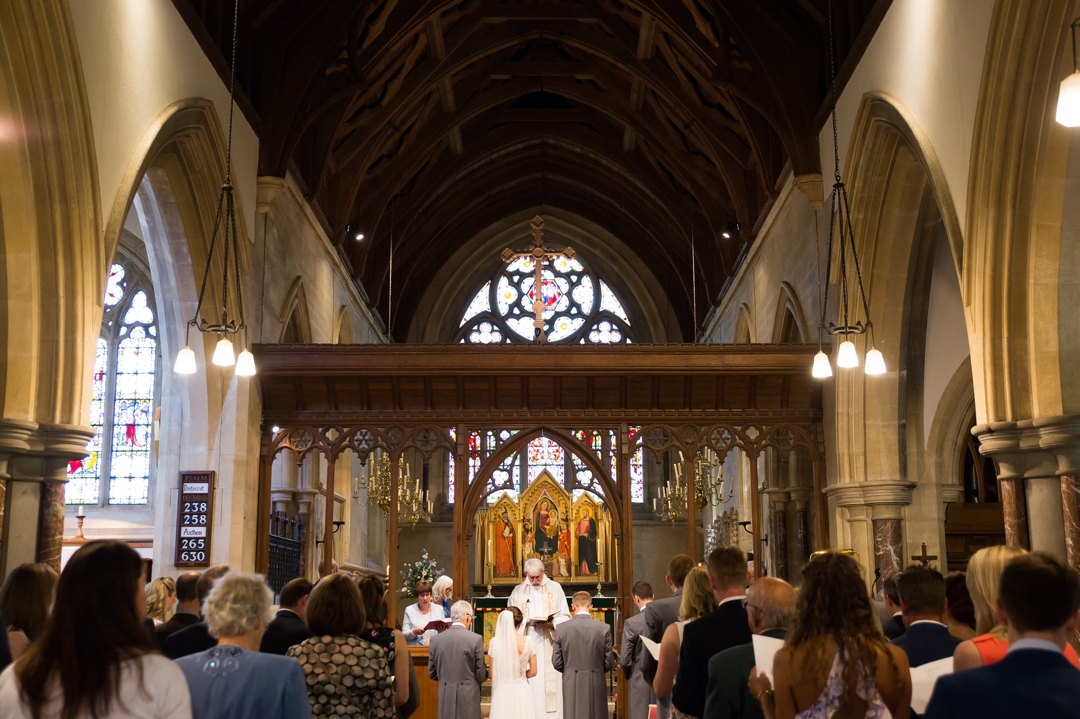 Holmbury St Mary Church wedding