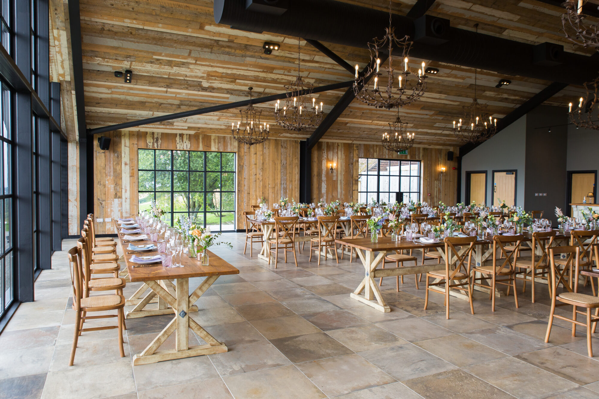 the barn at botley hill wedding reception