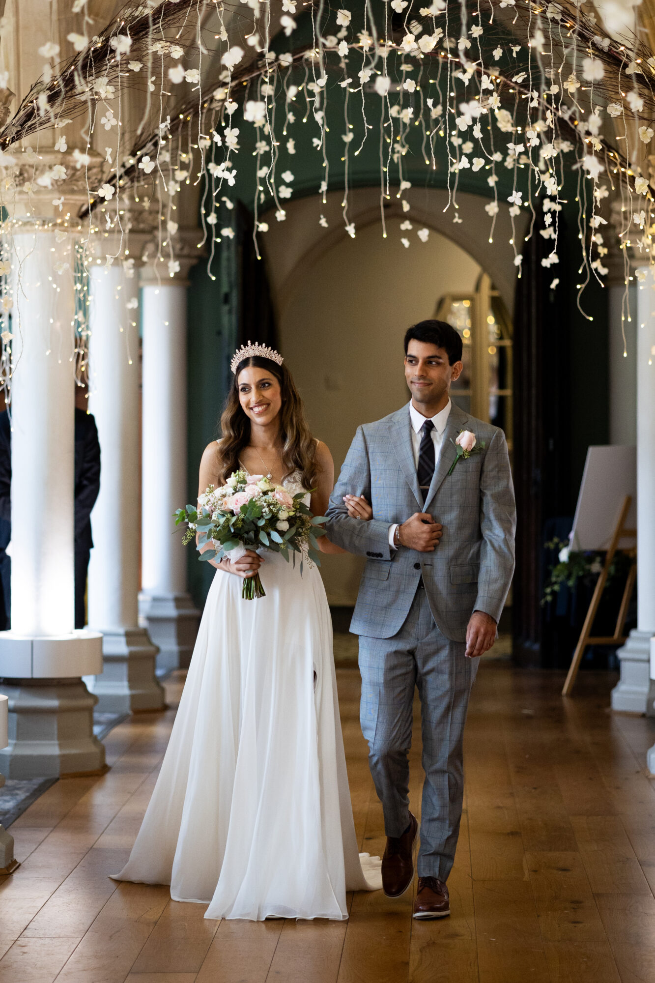 wotton house wedding ceremony old library 