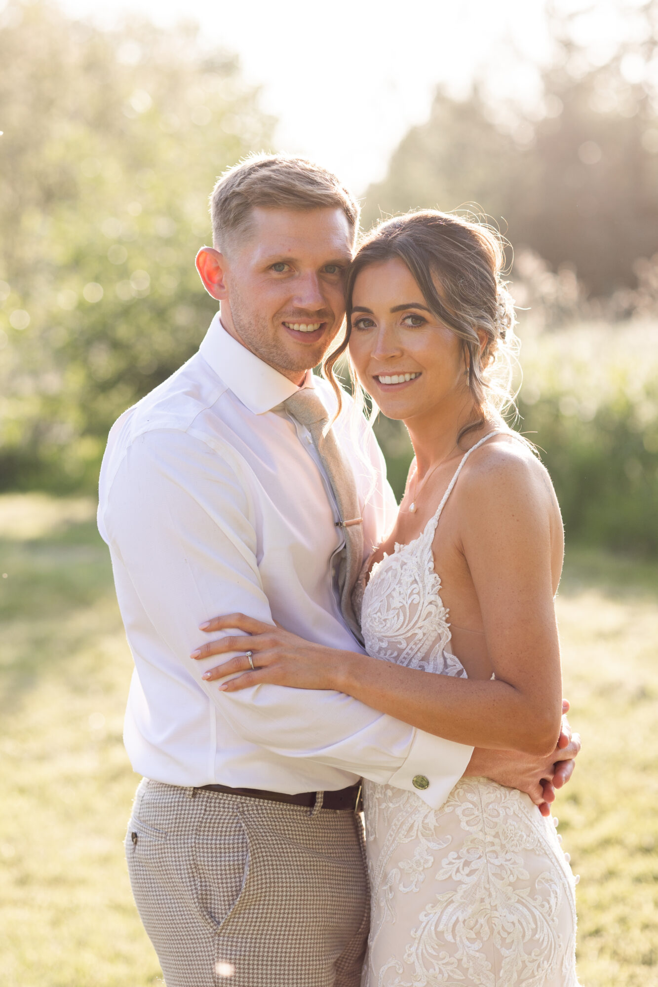 coltsford mill wedding golden hour portraits