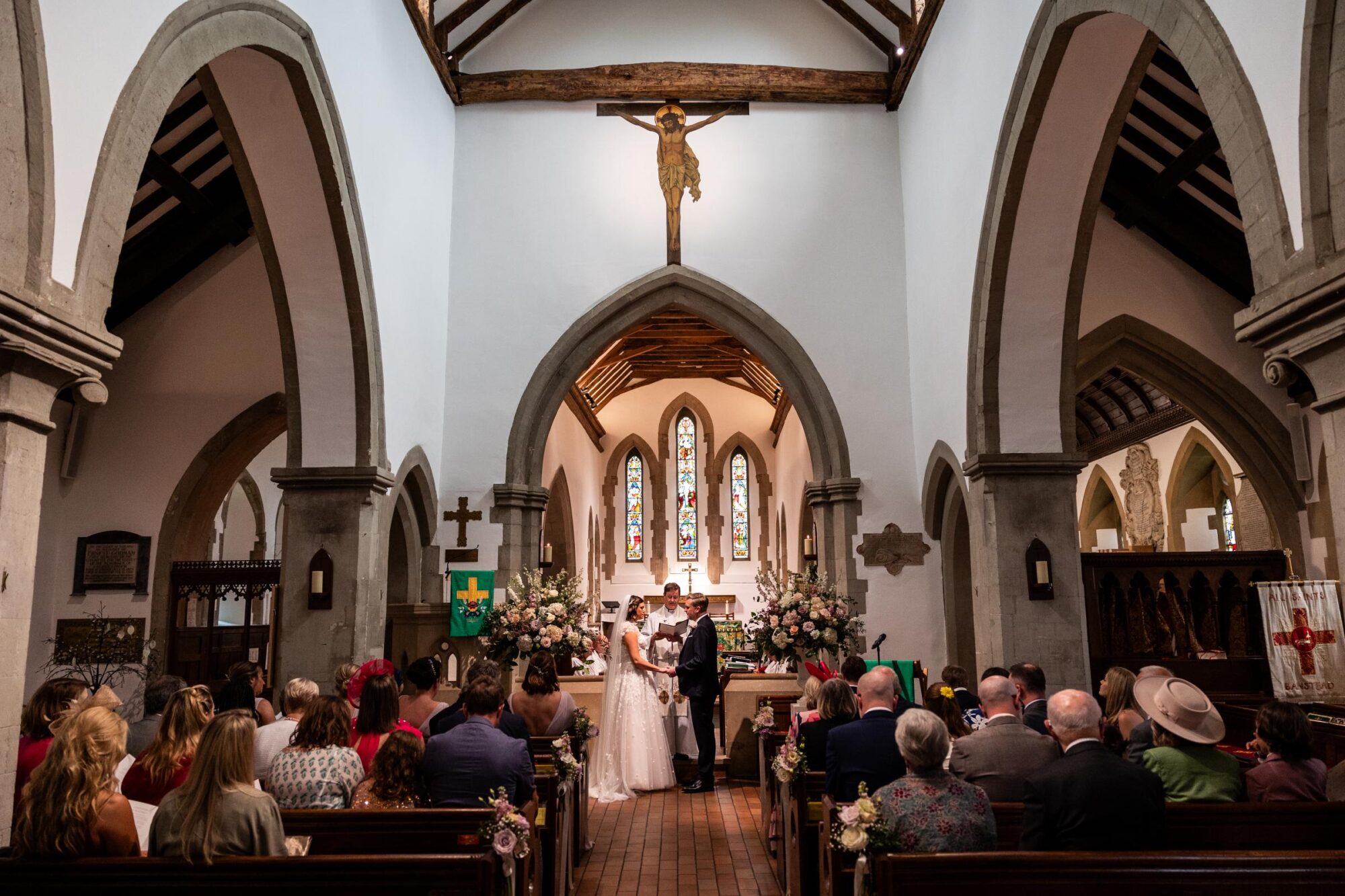 Wedding At All Saints Church in Banstead