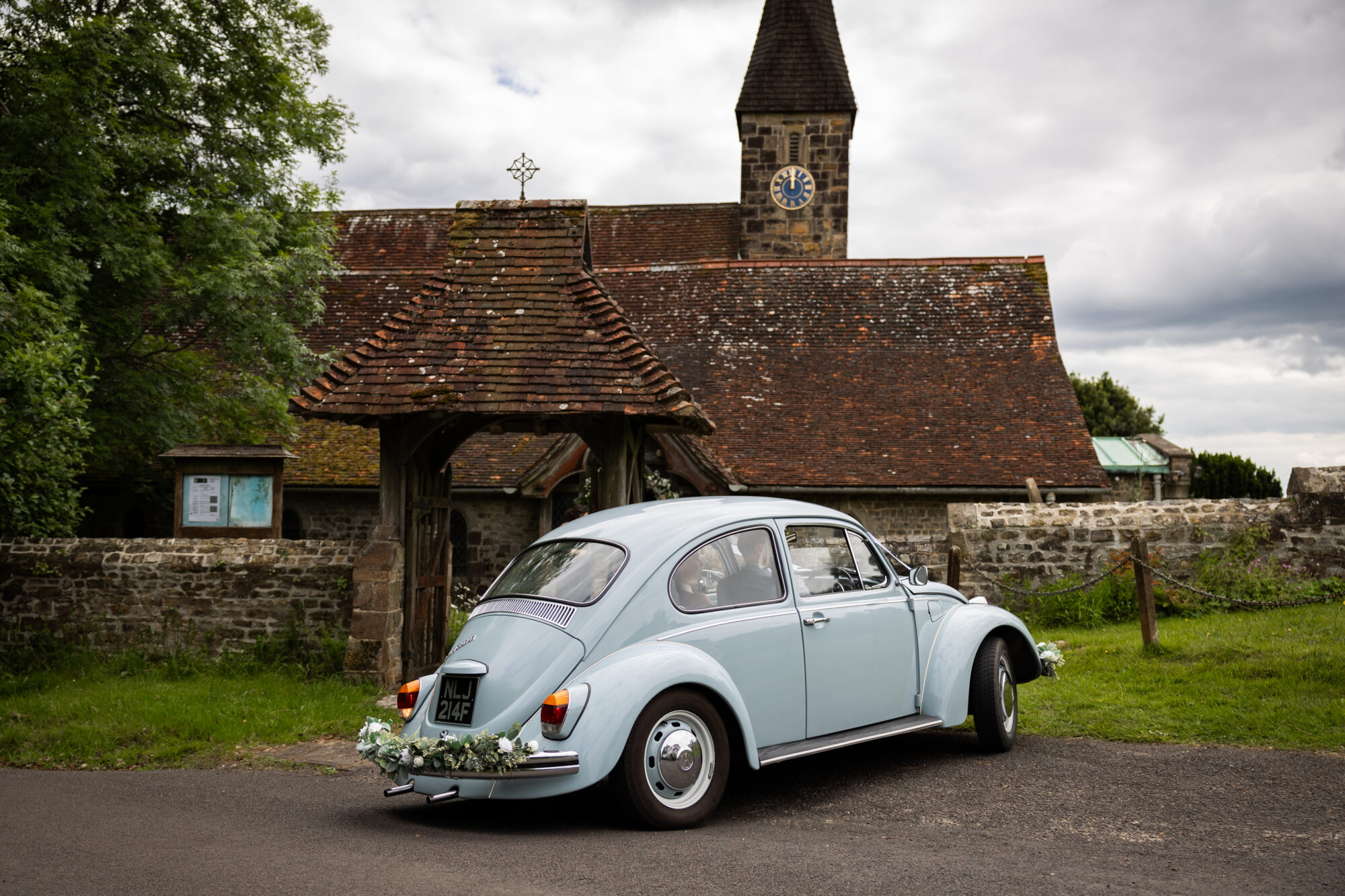 wedding at St Peter's Church in Lynchmere