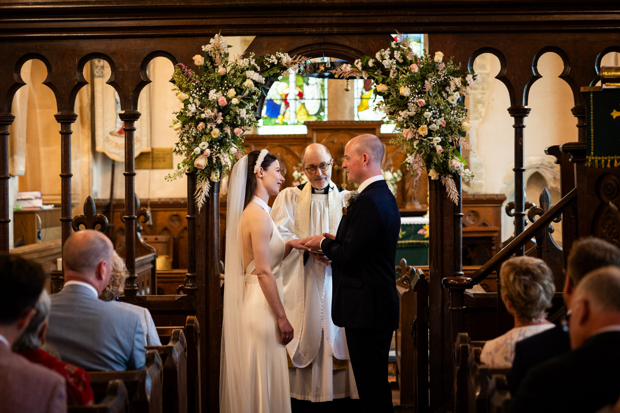 wedding at St Peter's Church in Lynchmere