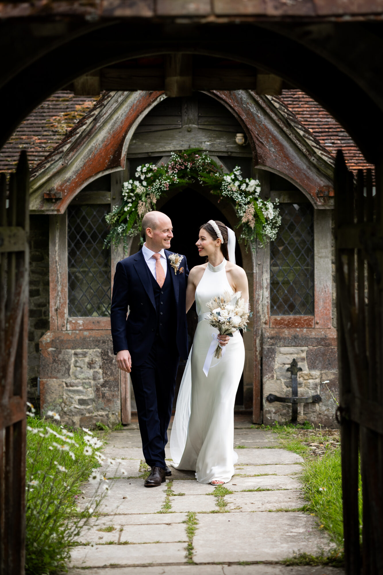 wedding at St Peter's Church in Lynchmere