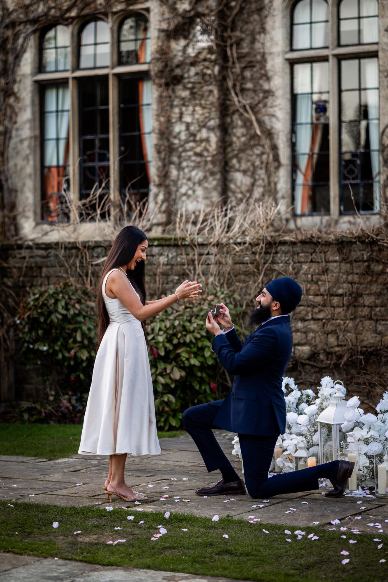A Perfectly Planned Surprise Wedding Proposal in Surrey