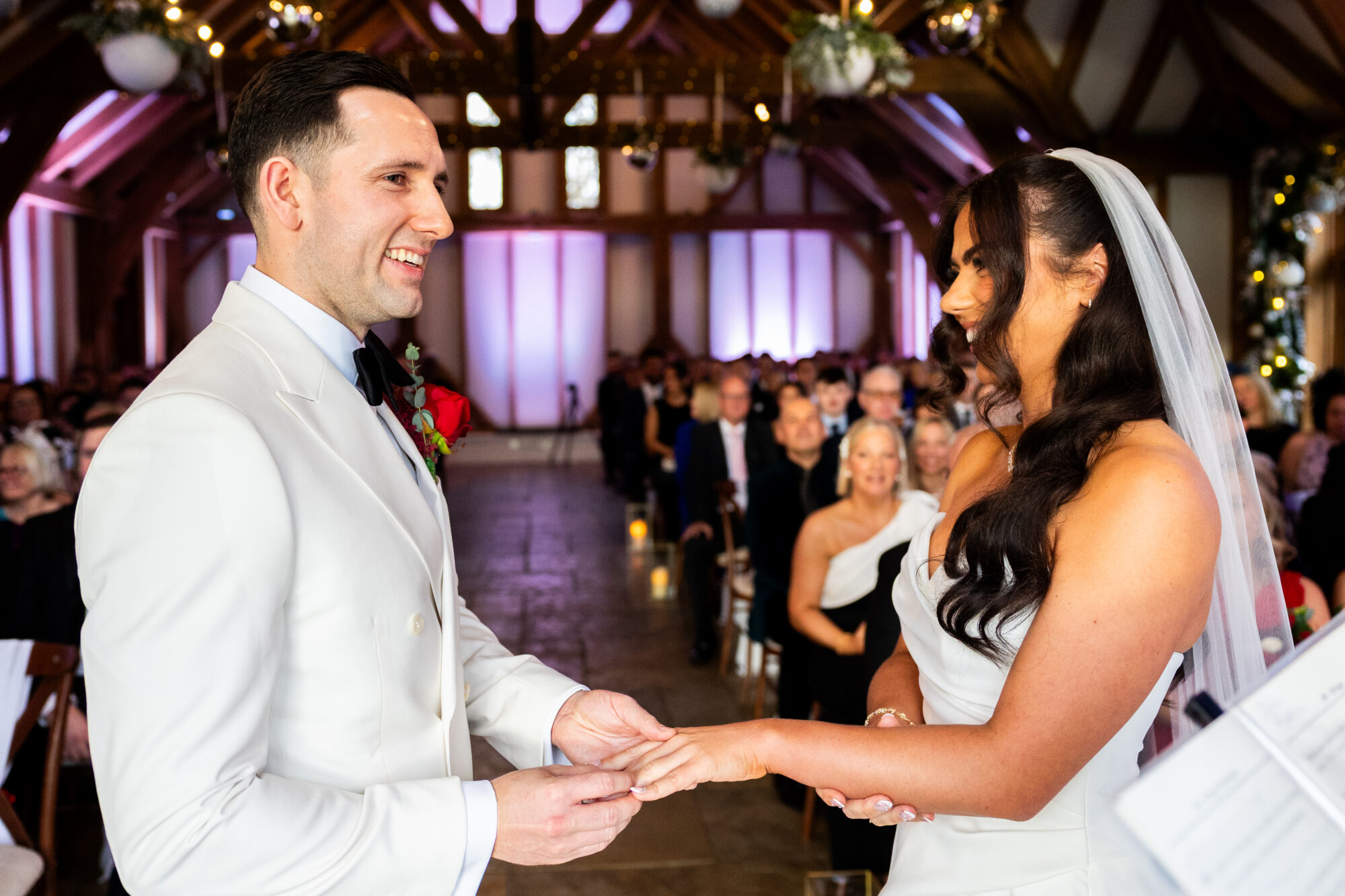 Brookfield Barn Wedding ceremony