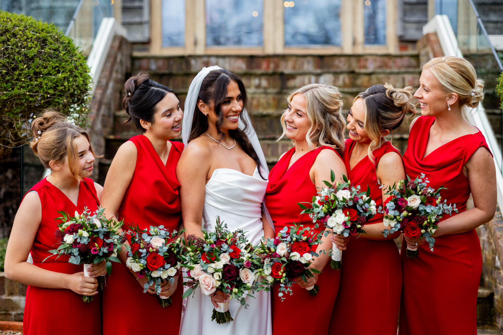 bridesmaid photo - Brookfield Barn Wedding Photography