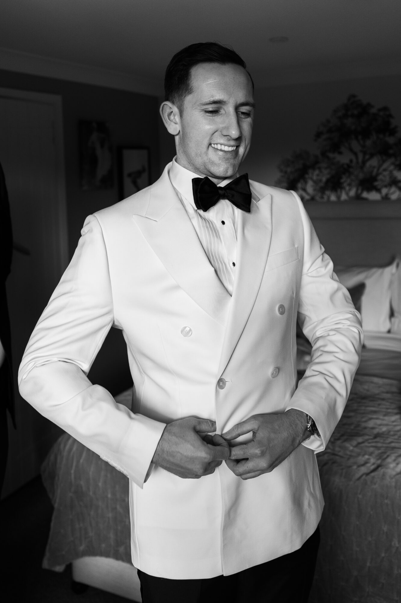 groom prep - Brookfield Barn Wedding Photography 